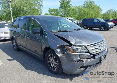 2013 Honda Odyssey Ex-L из США, поврежденный, VIN 5FNRL5H61DB034458